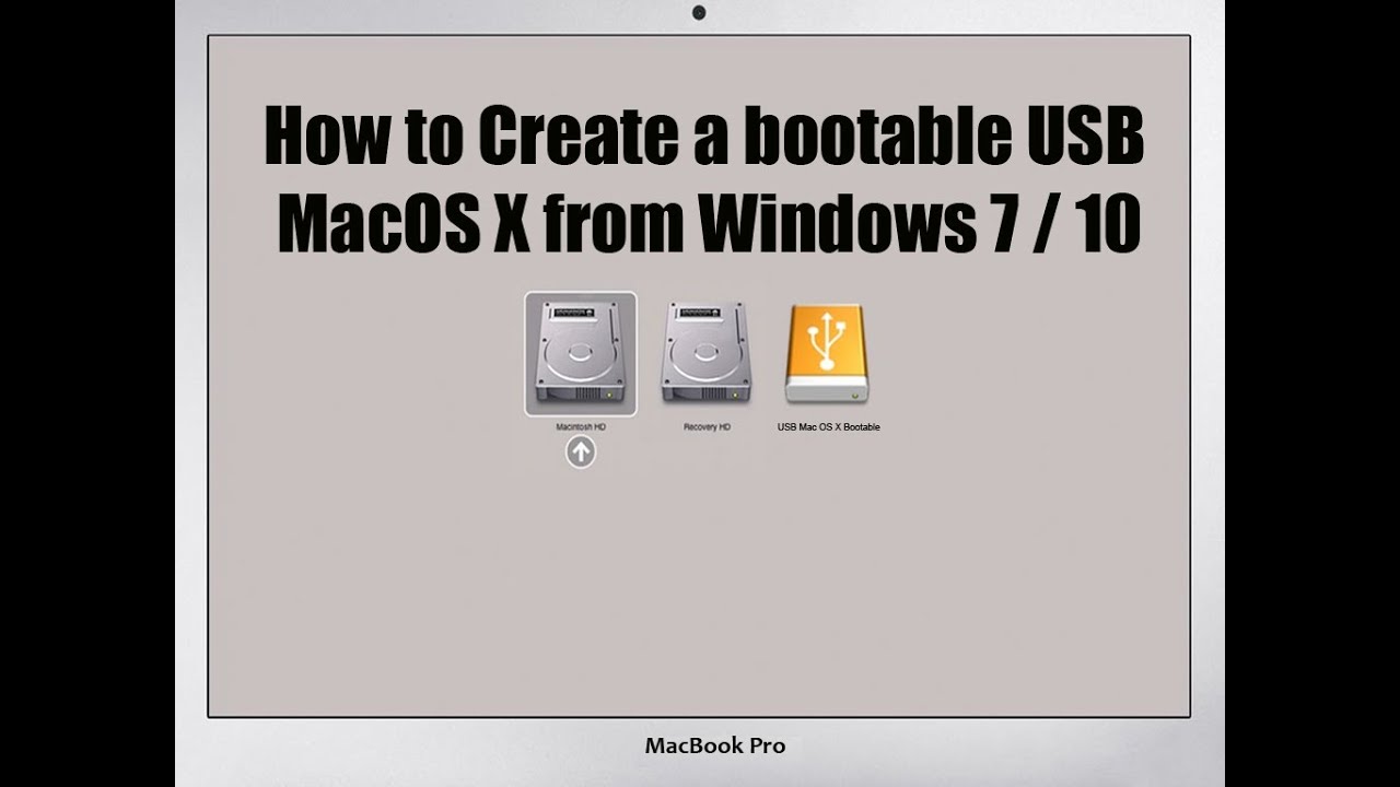 create a usb boot disk for mac os x on windows